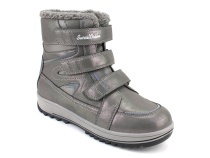 А35-100-4 Сурсил (Sursil-Ortho), ботинки подростковые ортопедические с высоким берцем, зимние,  шерсть, кожа, текстиль, серый в Барнауле