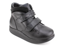 141607W Сурсил-Орто (Sursil-Ortho), зимние ботинки для взрослых, ригидная подошва, диабетическая подкладка, натуральный мех, кожа, нубук, черный, полнота 11 в Барнауле
