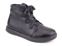 3547-1-1 Тотто (Totto), ботинки детские утепленные ортопедические профилактические, кожа, черный. в Барнауле